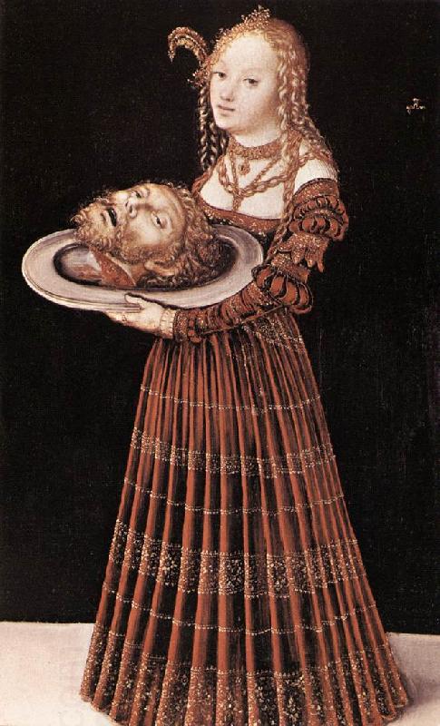 CRANACH, Lucas the Elder Salome with the Head of St John the Baptist dfgj China oil painting art